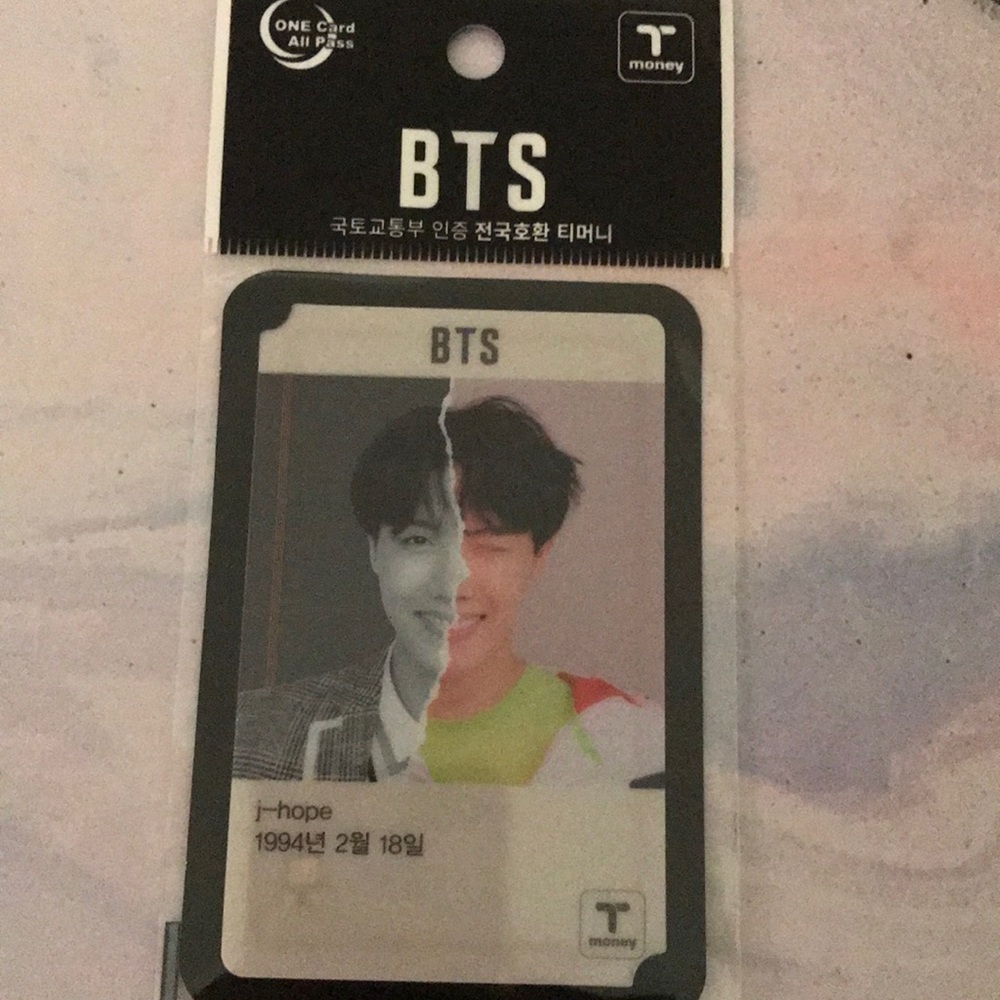 BTS JHope T-Money Card